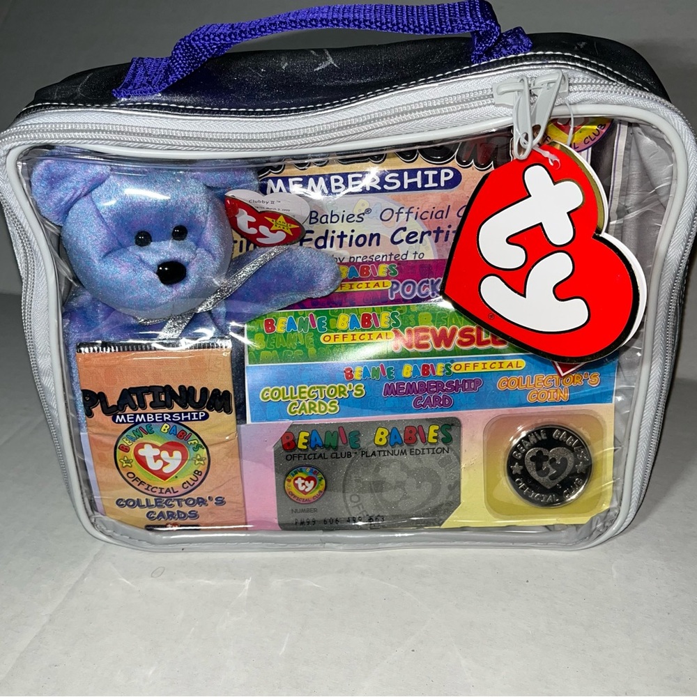 Ty Beanie Babies 1999‎ Platinum Membership Kit, Never Opened